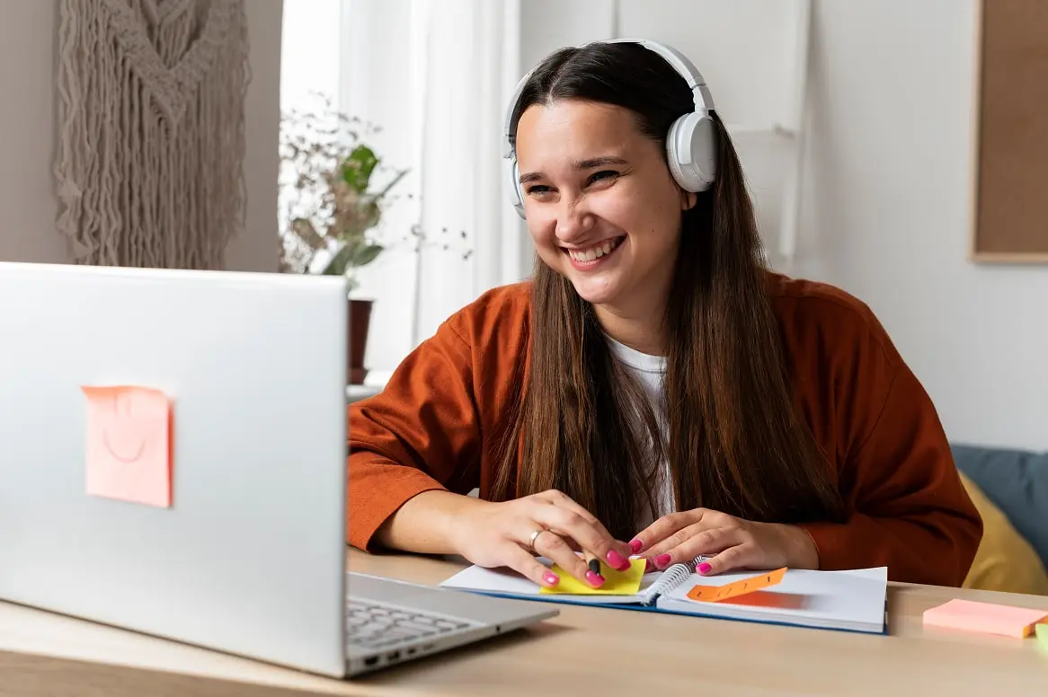 Online tutoring class in progress